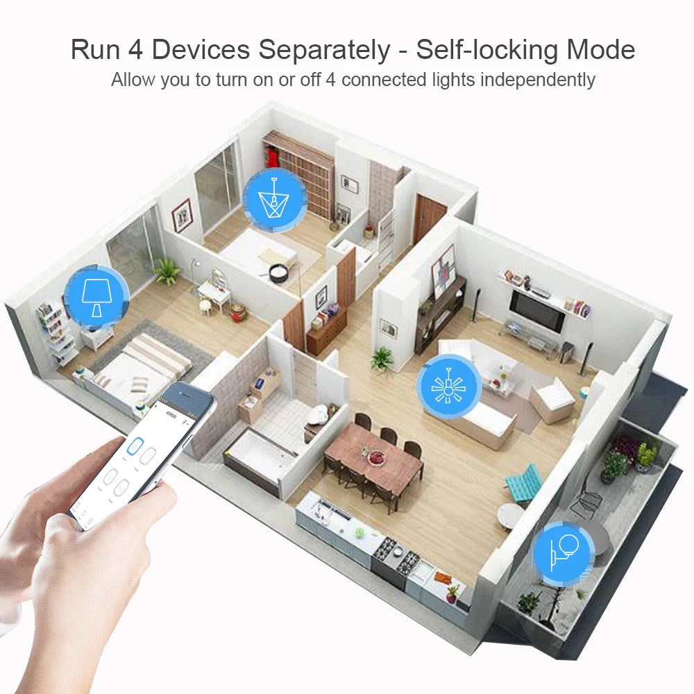 Scimagic-RC Tuya SmartSwitch 4CH Pro