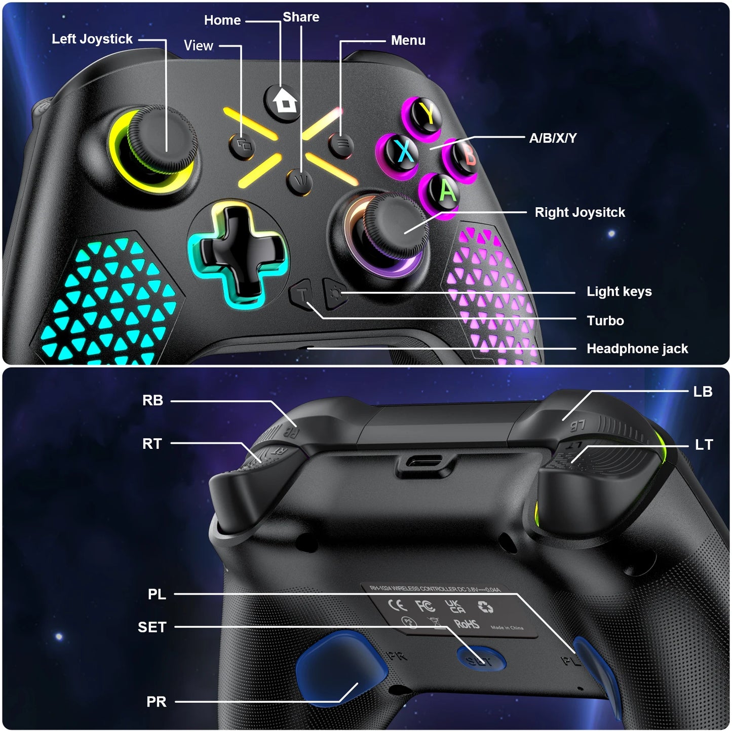 Bonadget XtremeVibe Wireless Gamepad