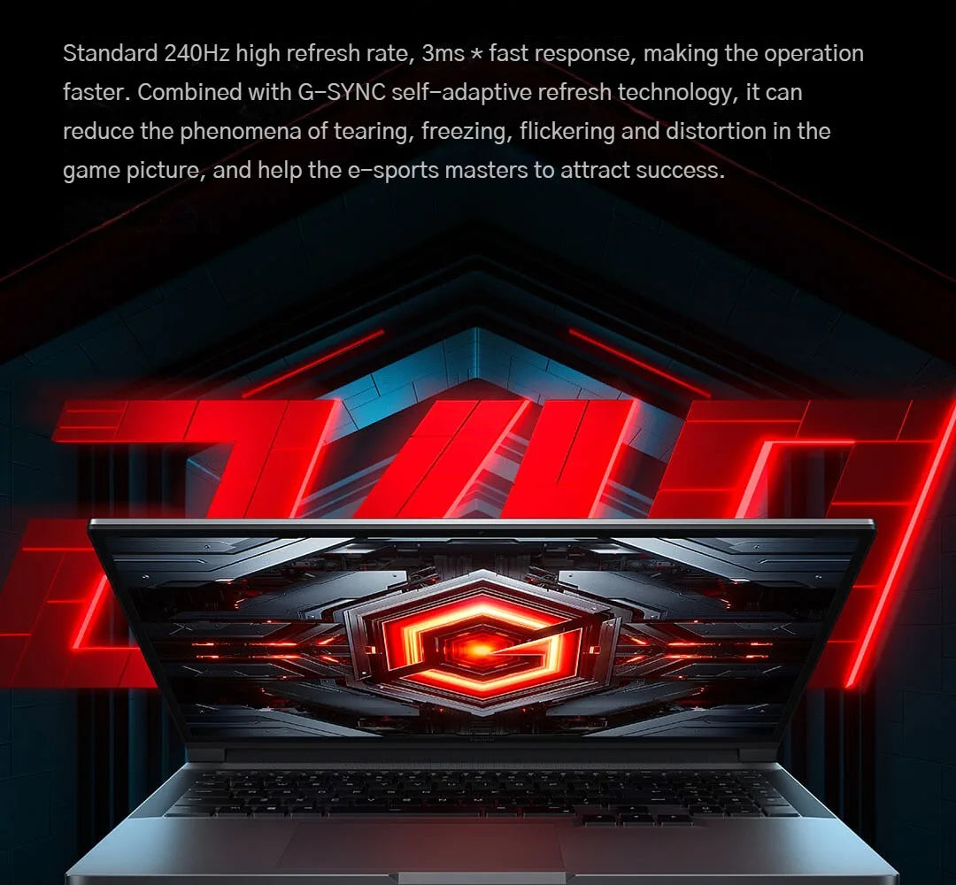 (UP to 96G+4TB)Xiaomi Redmi G Pro Game Laptop 2024 Intel Core i9 i7 Notebook RTX4060 32G-96G DDR5 + 2TB-4TB SSD Gaming Computer