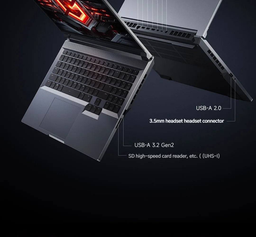 (UP to 96G+4TB)Xiaomi Redmi G Pro Game Laptop 2024 Intel Core i9 i7 Notebook RTX4060 32G-96G DDR5 + 2TB-4TB SSD Gaming Computer