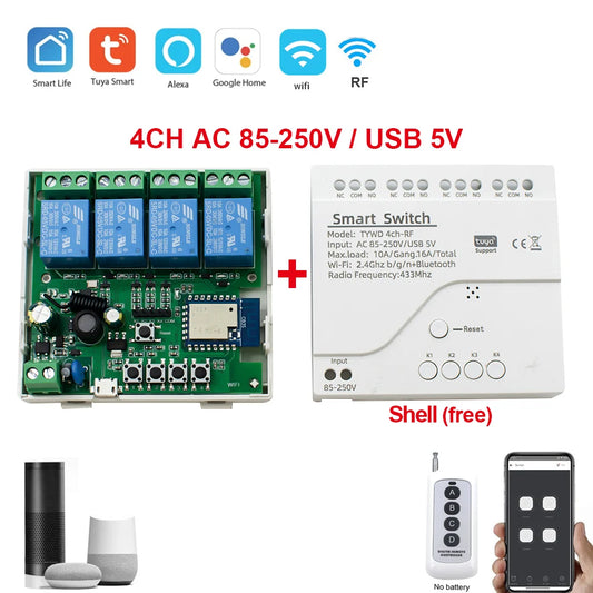 Scimagic-RC Tuya SmartSwitch 4CH Pro